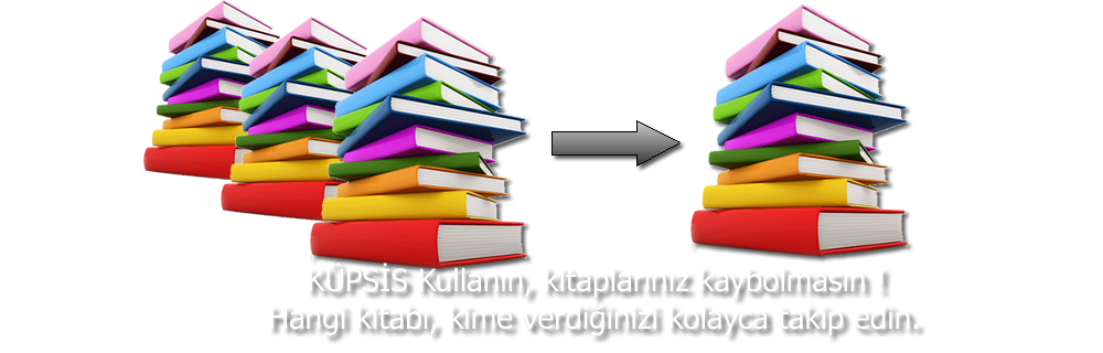 Kütüphane Programı kullanın, Kitaplarınız kaybolmasın